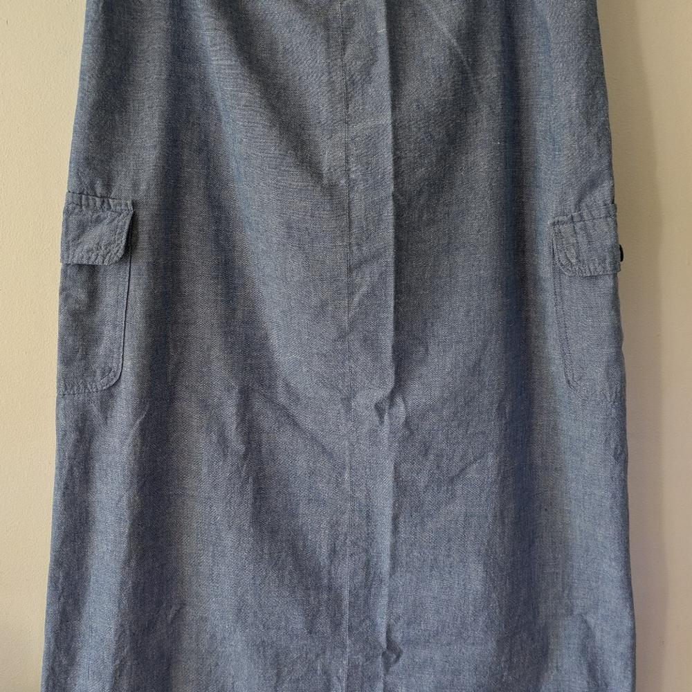 5 For $20 Blue Denim Cargo Skirt Size S